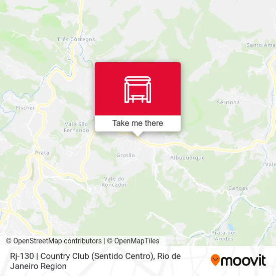 Rj-130 | Country Club (Sentido Centro) map