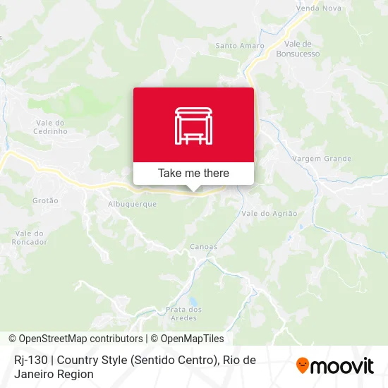 Rj-130 | Country Style (Sentido Centro) map