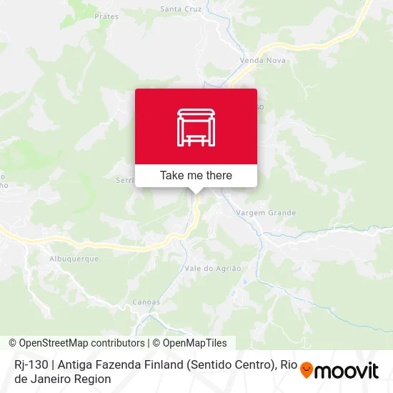 Rj-130 | Antiga Fazenda Finland (Sentido Centro) map