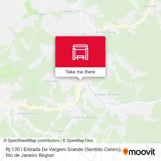 Rj-130 | Entrada De Vargem Grande (Sentido Centro) map