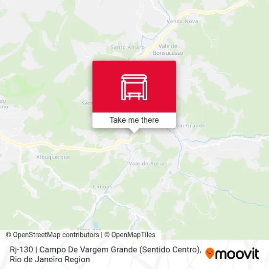Rj-130 | Campo De Vargem Grande (Sentido Centro) map