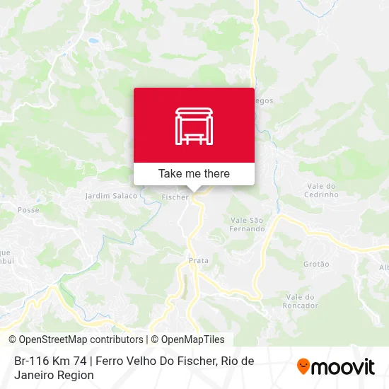 Br-116 Km 74 | Ferro Velho Do Fischer map