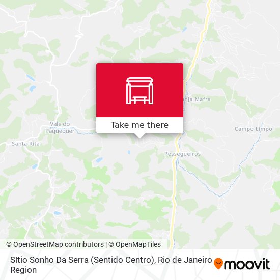 Sítio Sonho Da Serra (Sentido Centro) map