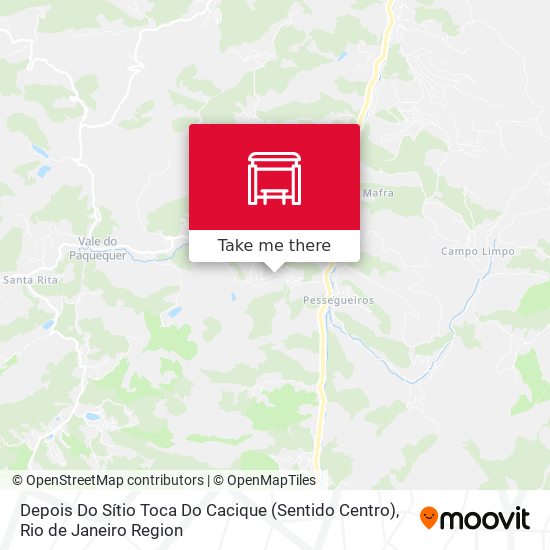 Depois Do Sítio Toca Do Cacique (Sentido Centro) map
