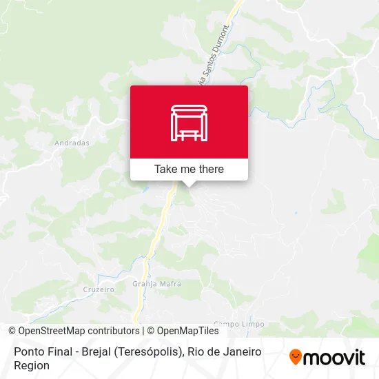 Ponto Final - Brejal (Teresópolis) map