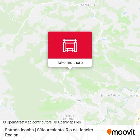 Estrada Iconha | Sítio Acalanto map