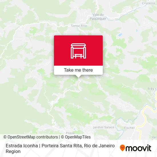 Estrada Iconha | Porteira Santa Rita map