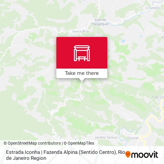 Estrada Iconha | Fazenda Alpina (Sentido Centro) map
