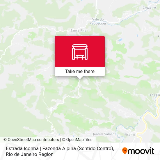 Estrada Iconha | Fazenda Alpina (Sentido Centro) map