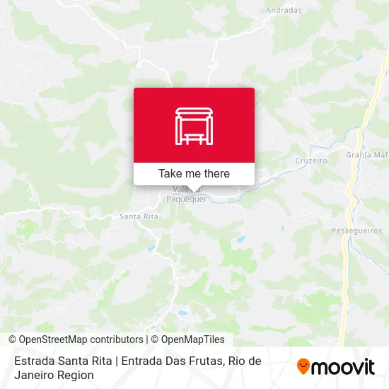 Estrada Santa Rita | Entrada Das Frutas map