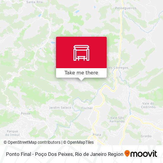 Ponto Final - Poço Dos Peixes map