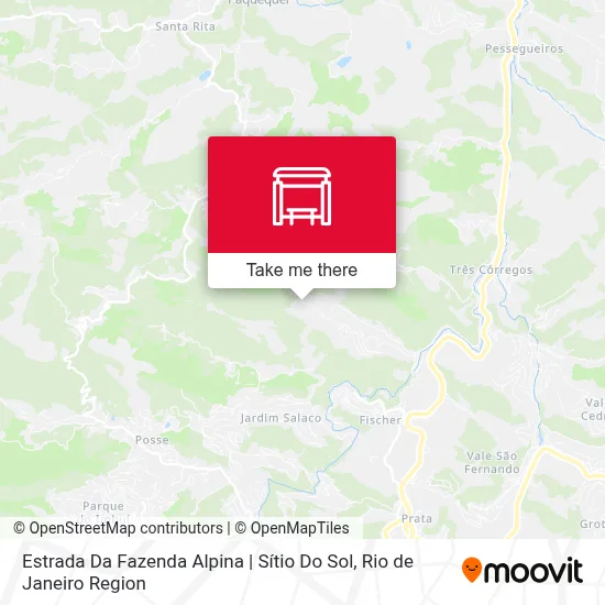 Estrada Da Fazenda Alpina | Sítio Do Sol map