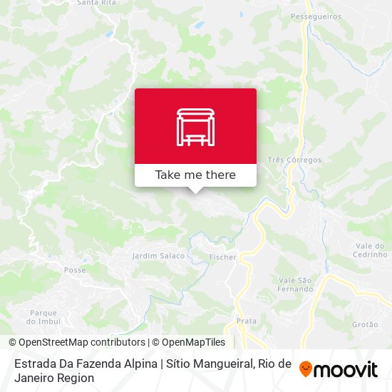 Estrada Da Fazenda Alpina | Sítio Mangueiral map