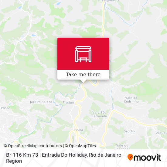 Br-116 Km 73 | Entrada Do Holliday map