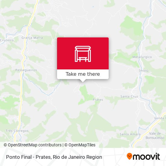 Ponto Final - Prates map