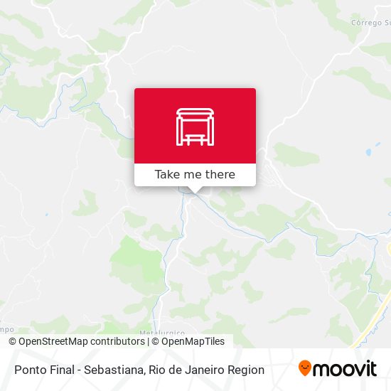 Ponto Final - Sebastiana map