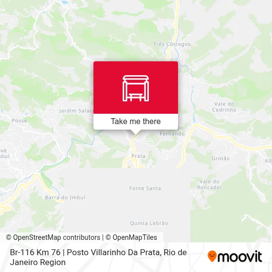 Br-116 Km 76 | Posto Villarinho Da Prata map