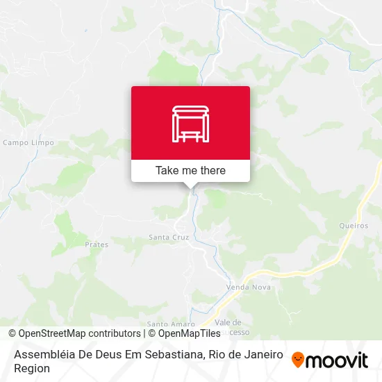 Assembléia De Deus Em Sebastiana map