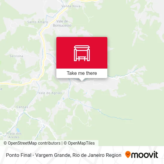 Ponto Final - Vargem Grande map