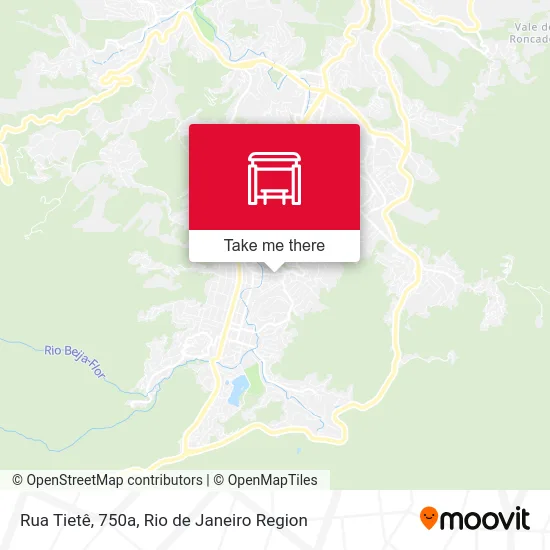 Rua Tietê, 750a map