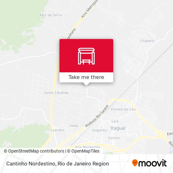 Cantinho Nordestino map