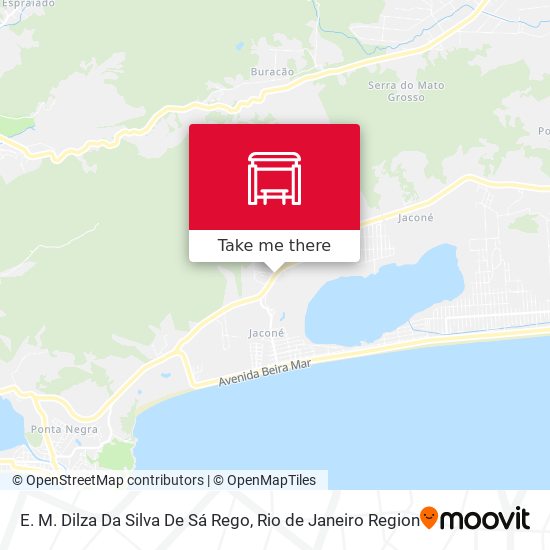 E. M. Dilza Da Silva De Sá Rego map