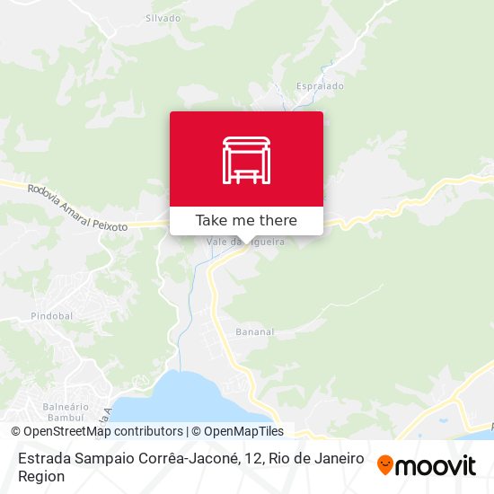 Estrada Sampaio Corrêa-Jaconé, 12 map