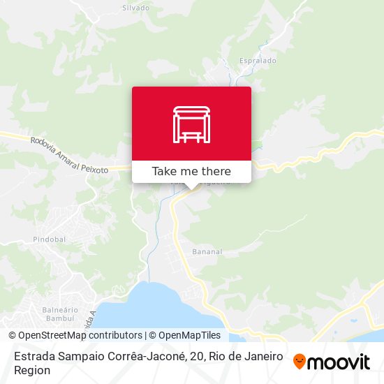 Estrada Sampaio Corrêa-Jaconé, 20 map