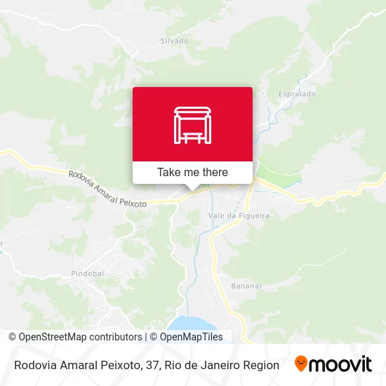 Rodovia Amaral Peixoto, 37 map