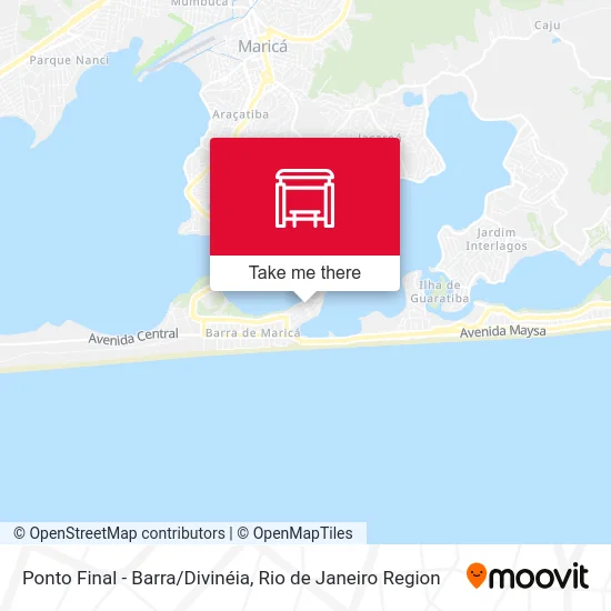 Ponto Final - Barra/Divinéia map