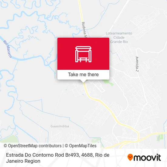 Estrada Do Contorno Rod Br493, 4688 map