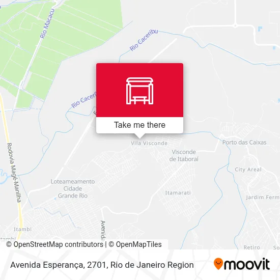 Avenida Esperança, 2701 map