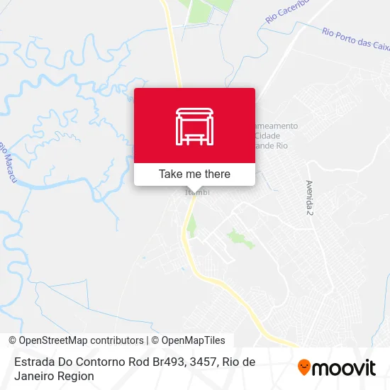 Estrada Do Contorno Rod Br493, 3457 map