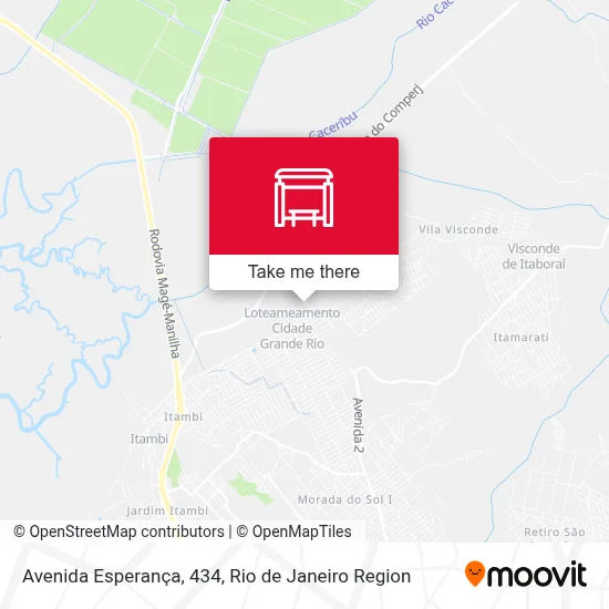 Avenida Esperança, 434 map