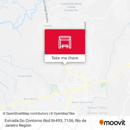 Estrada Do Contorno Rod Br493, 7106 map