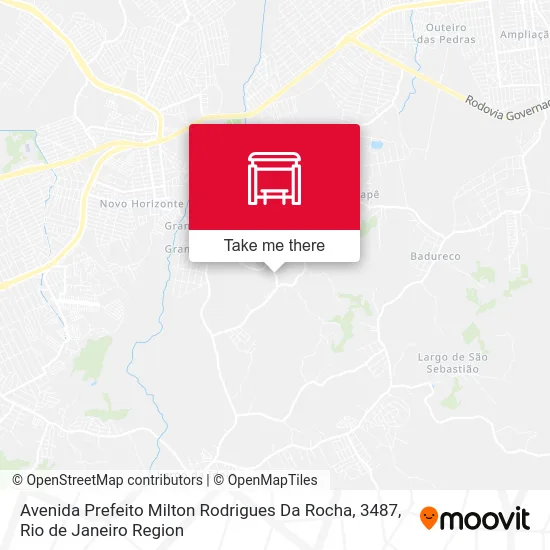 Avenida Prefeito Milton Rodrigues Da Rocha, 3487 map