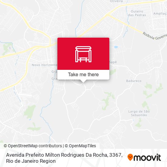 Avenida Prefeito Milton Rodrigues Da Rocha, 3367 map