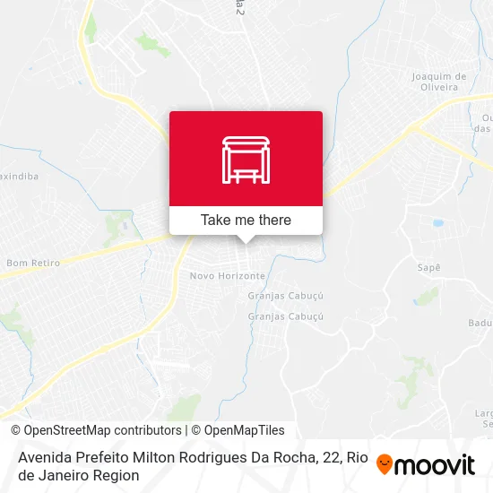 Avenida Prefeito Milton Rodrigues Da Rocha, 22 map