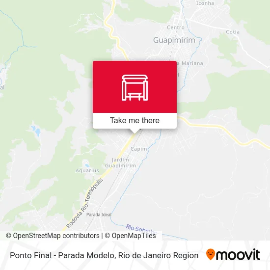 Ponto Final - Parada Modelo map