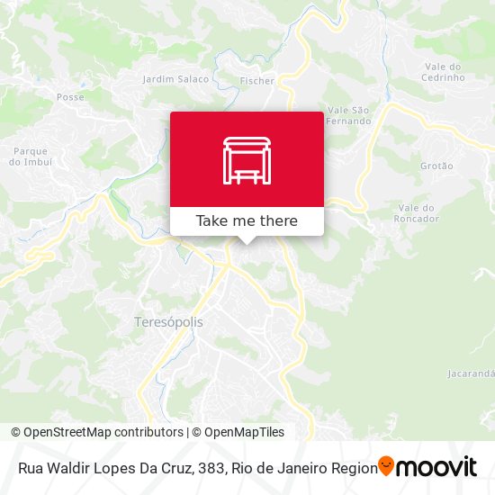 Rua Waldir Lopes Da Cruz, 383 map