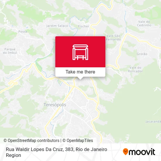 Rua Waldir Lopes Da Cruz, 383 map