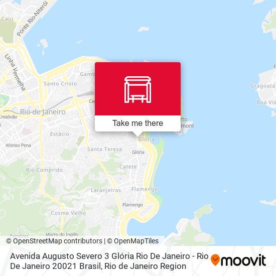 Mapa Av. Augusto Severo 2516 - Glória Rio De Janeiro - Rj 20021-040 Brasil