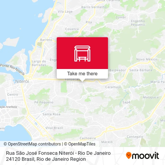 Rua São José Fonseca Niterói - Rio De Janeiro 24120 Brasil map