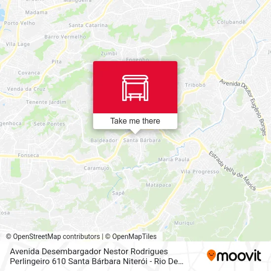 Avenida Desembargador Nestor Rodrigues Perlingeiro 610 Santa Bárbara Niterói - Rio De Janeiro 21141 Brasil map