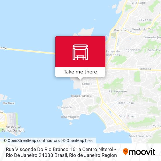 Mapa Rua Visconde Do Rio Branco 161a Centro Niterói - Rio De Janeiro 24030 Brasil