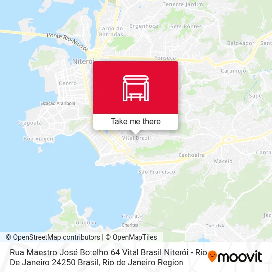 Rua Maestro José Botelho 64 Vital Brasil Niterói - Rio De Janeiro 24250 Brasil map