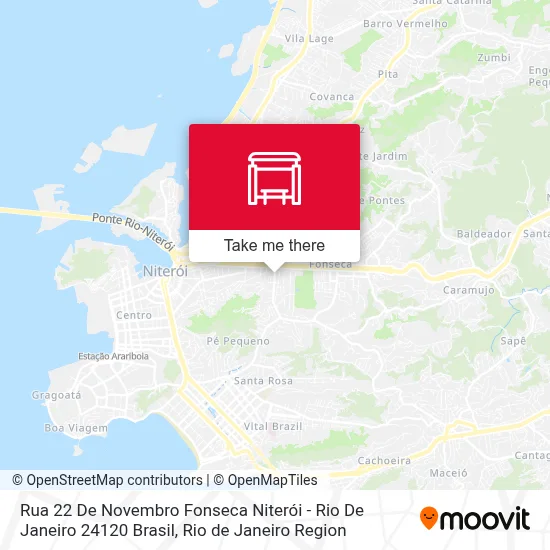 Rua 22 De Novembro Fonseca Niterói - Rio De Janeiro 24120 Brasil map