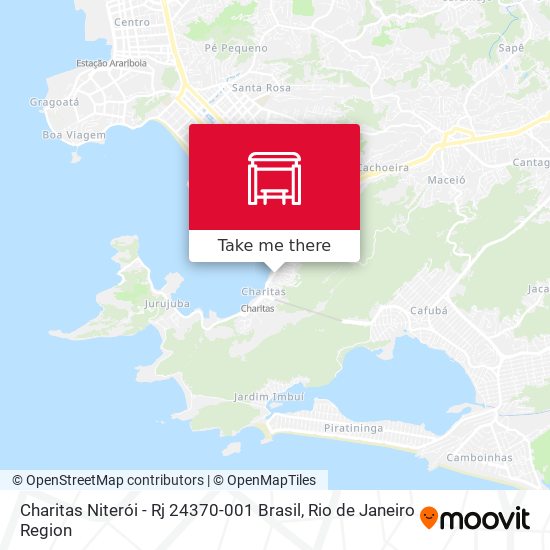 Charitas Niterói - Rj 24370-001 Brasil map