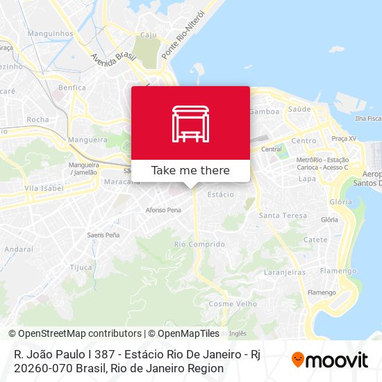 R. João Paulo I 387 - Estácio Rio De Janeiro - Rj 20260-070 Brasil map