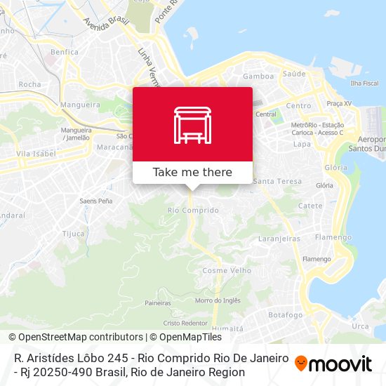 Mapa R. Aristídes Lôbo 245 - Rio Comprido Rio De Janeiro - Rj 20250-490 Brasil